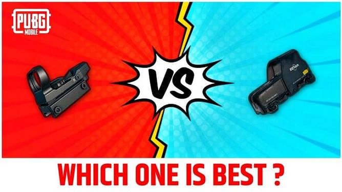 Red dot vs Holographic scope in PUBG Mobile: Which is better?