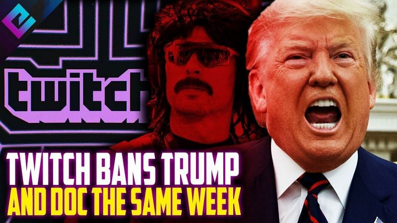 Twitch bans Donald Trump. Image: YouTube.
