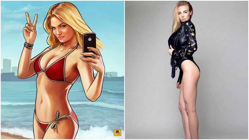 Let's take a look at the curious case of GTA 5 Cover girl. 