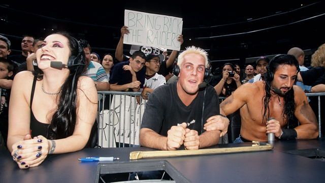 Daffney and Flair, with Crowbar