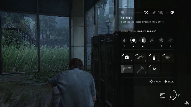 The Crafting system has been revamped as well in The Last of Us Part II
