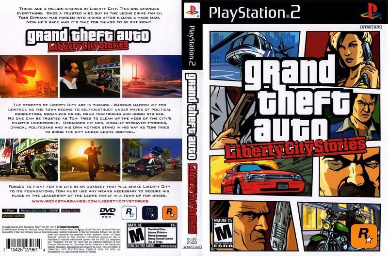 GTA Liberty City Stories Cheats for PS2