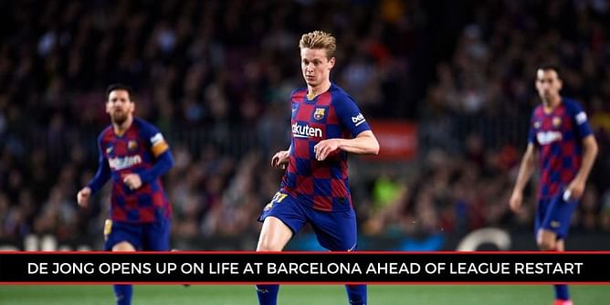 'Sport can play a great role in the fight against racism,' says Barcelona midfielder De Jong