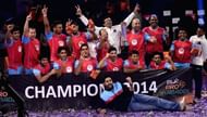 Jaipur Pink Panthers were the inaugural PKL winners in 2014.