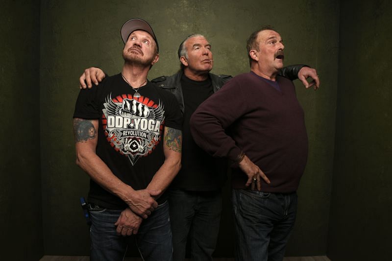 Diamond Dallas Page, Scott Hall and Jake &quot;The Snake&quot; Roberts at the 2015 Sundance Film Festival