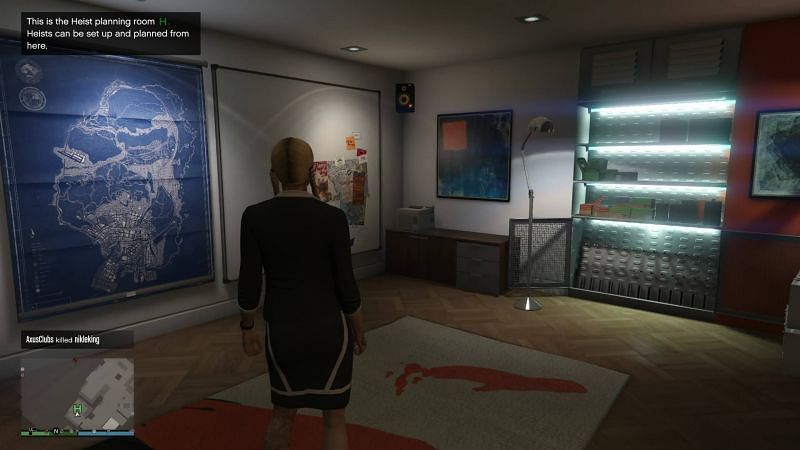 Heist planning room in GTA: Online