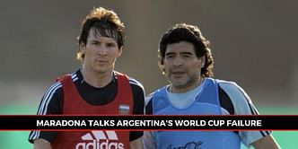 Lionel Messi "cried like a child," says Maradona as he recalls painful episode