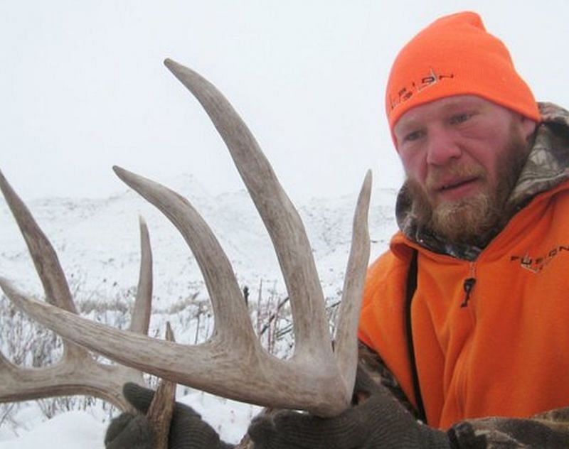 Lesnar loves to hunt outside the WWE ring too!