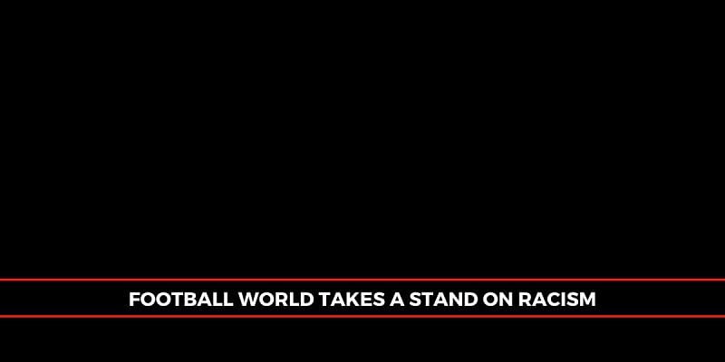 The football world takes part in the Blackout Tuesday Movement