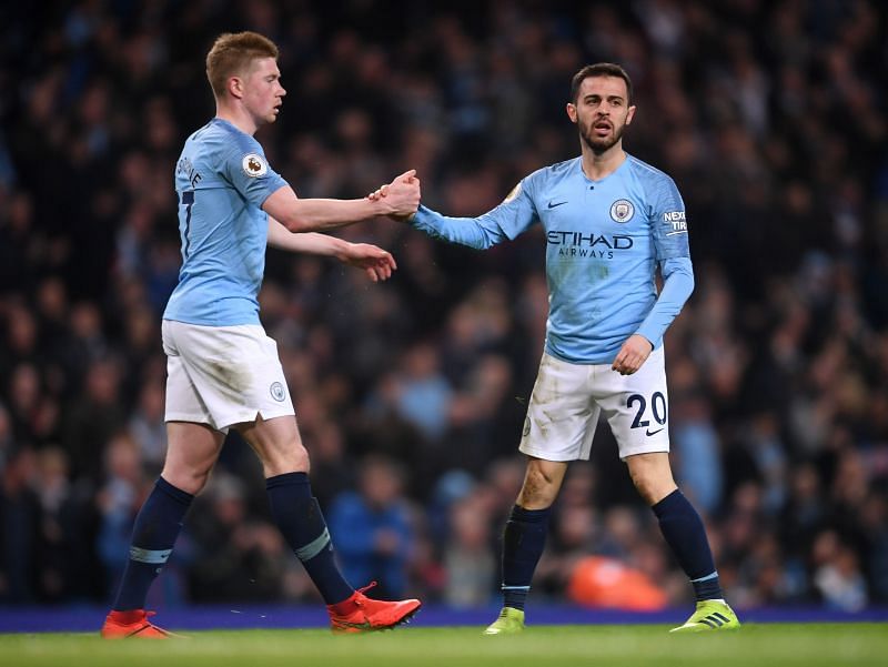 In De Bruyne and Bernardo Silva, Manchester City has one of the best midfield contingents in the country