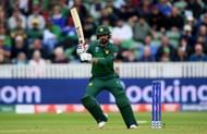 Mohammad Hafeez in action for Pakistan