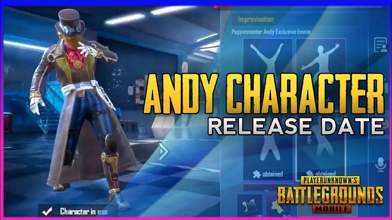 PUBG Mobile Andy Character Release Date (Image Credits: Avi Gaming)