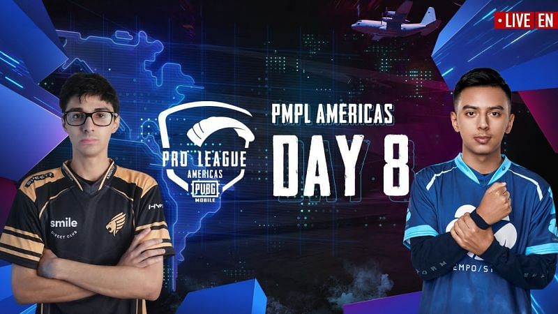 PMPL Season 1 Day 8 standings (Picture courtesy: PUBG Mobile eSports/YT)