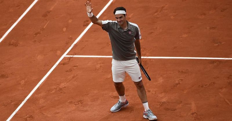 Roger Federer at 2019 Roland Garros
