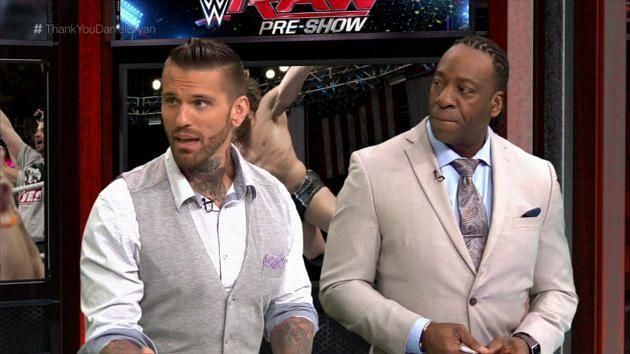 Corey Graves and Booker T