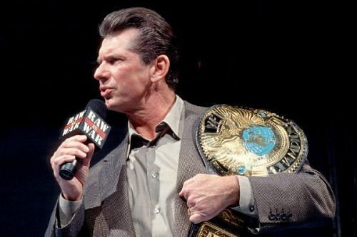 Vince McMahon booked himself as the top champion back in 1999