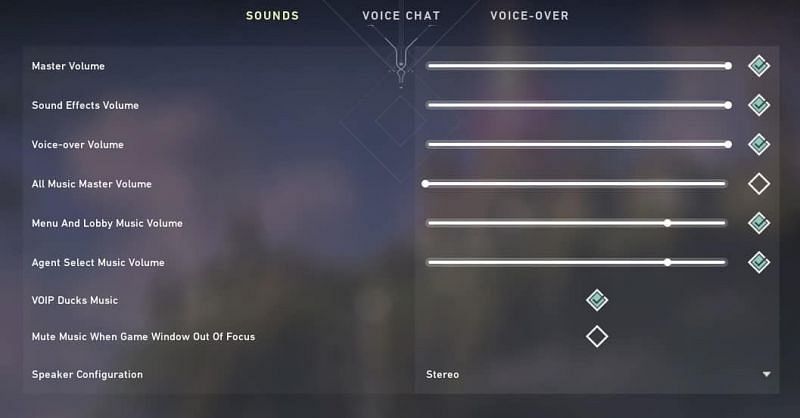 VALORANT Menu Settings Overview 