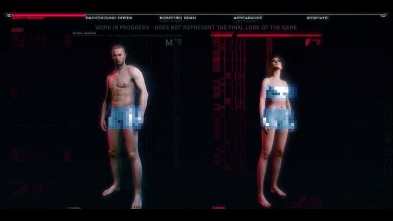 Cyberpunk 2077 has an expansive character creation system (picture credits: ign)