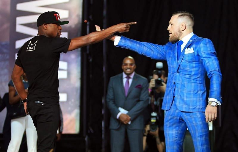 Mayweather and McGregor first faced-off in 2017