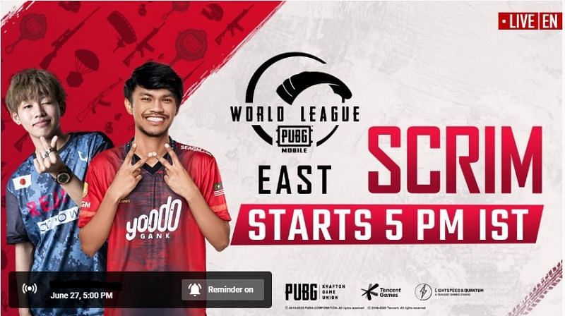 PMWL 2020 scrims