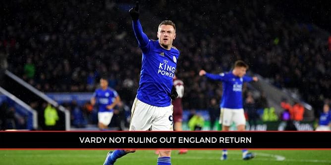 EPL striker Jamie Vardy reveals reason behind early international retirement