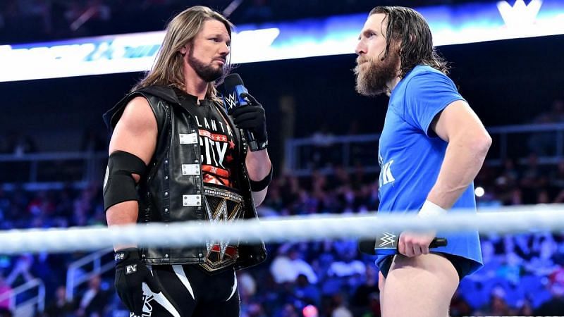 Daniel Bryan and AJ Styles had a little chat on SmackDown