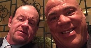 Kurt Angle sends an epic message to Undertaker, references real-life physical altercation