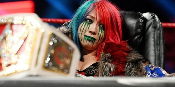Asuka cuts a hilarious promo on Charlotte Flair and Sasha Banks