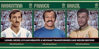 Lionel Messi, Neymar and more get makeovers to celebrate 50 years of the 1970 FIFA World Cup