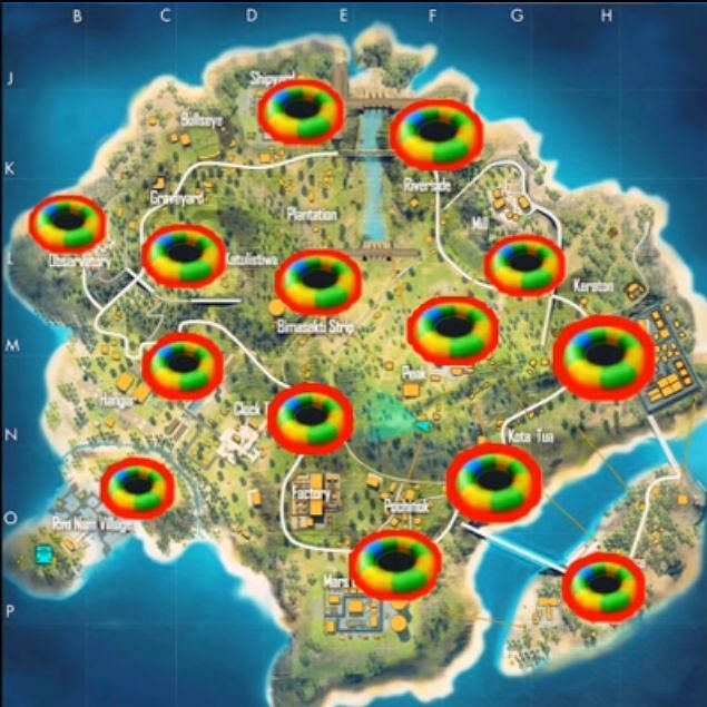 Places where you can find Swim Ring B ( Image Credit: Jay Gaming/YT)