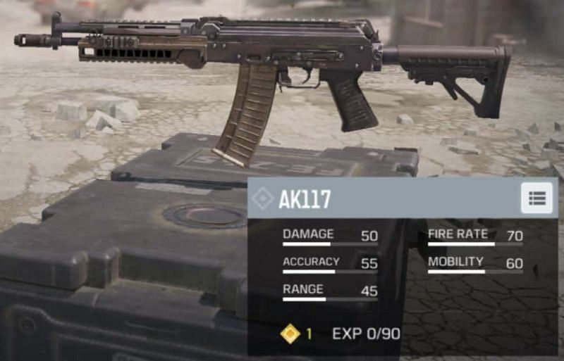 AK-117 in Call of Duty