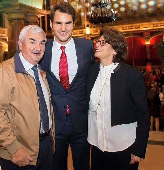 roger federer with family