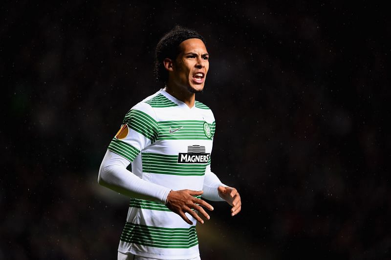 Virgil van Dijk and Andrew Robertson went head-to-head in Scotland