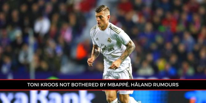Real Madrid star Kroos plays down transfer reports, says '80 per cent' of them aren't true