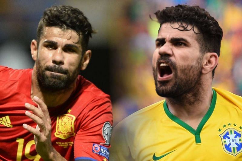 Costa switched his nationality from Brazil to Spain after playing a couple of friendlies for the Seleção