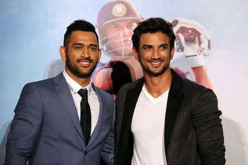MS Dhoni and the late Sushant Singh Rajput