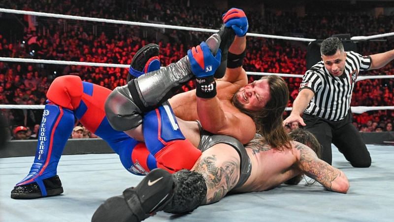 Styles is the only Superstar to have pinned Aleister Black on the main roster so far.