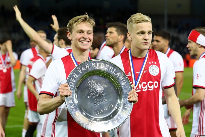 Van de Beek won the league title with Ajax last year