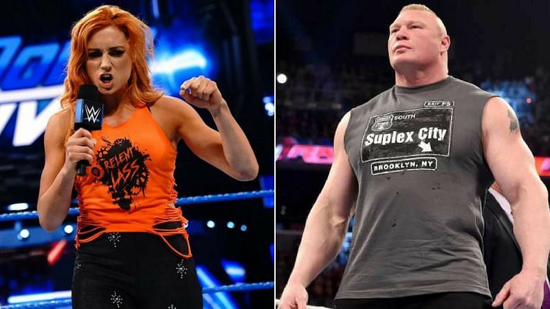 WWE&#039;s plans for Becky Lynch and Brock Lesnar changed