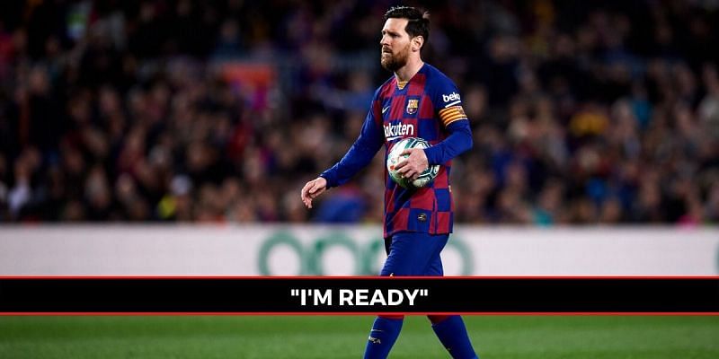 Lionel Messi reveals details about his preparation in an inspirational message to the fans