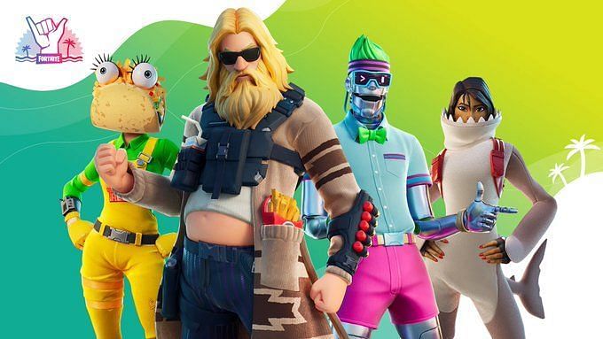 The following skins are expected to feature during the Fortnite Summer event 2020 (Image Credits: Epic Games)