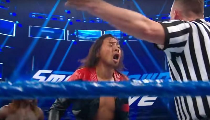 R-Truth and Shinsuke Nakamura in a WWE match