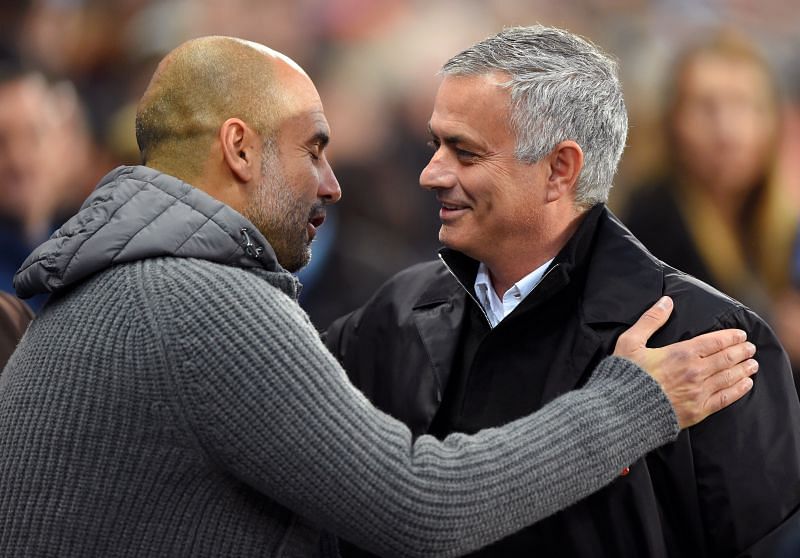 Guardiola and Mourinho are on friendly terms now but that was not always the case