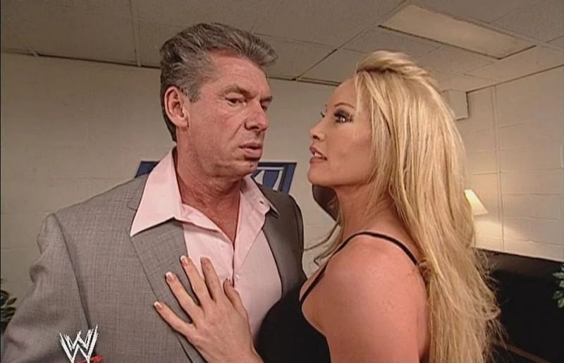 Sable confronts Vince McMahon