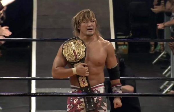 Tanahashi as the Rev Pro British Heavyweight Champion