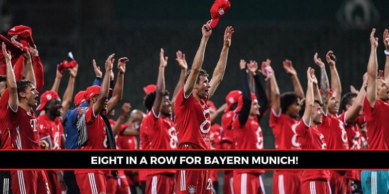 Bayern Munich conquered Germany, for the eighth time on the spin