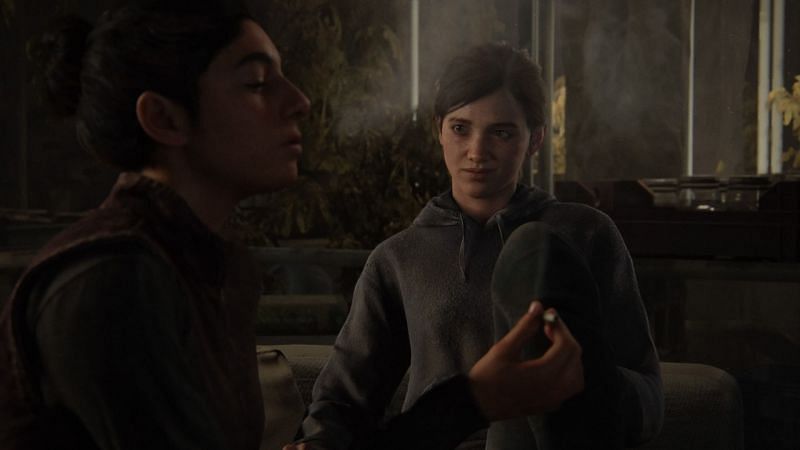 A scene from The Last of Us Part II