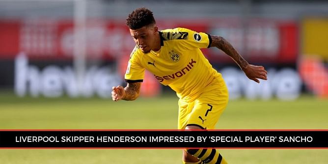 EPL star Jordan Henderson heaps praise on Jadon Sancho