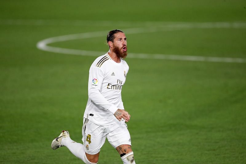 Real Madrid captain Sergio Ramos scored his 8th goal of the season from a free-kick