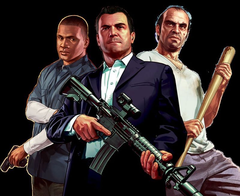 &nbsp;Franklin, Michael, and Trevor, the protagonists who were helped by Lester. Image: YA Webdesign.